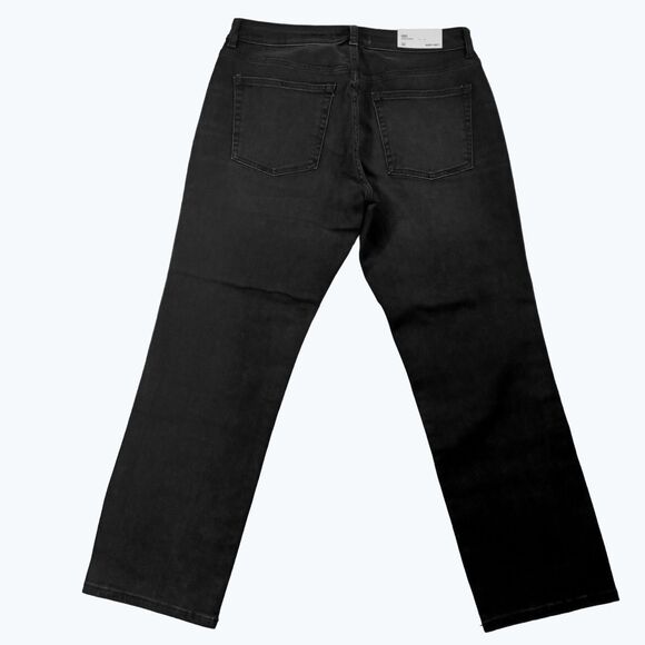 Warp + Weft ORD Chicago Straight Leg Asphalt Black Stretch Jeans Men's W32 L28 - Picture 3 of 12